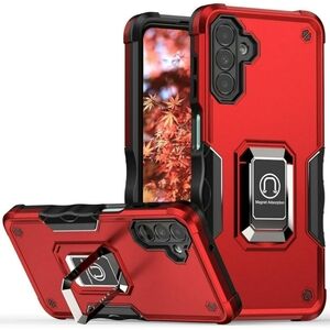 Samsung Galaxy A32 Red Kickstand Holster Series phone case Magnetic mount ready